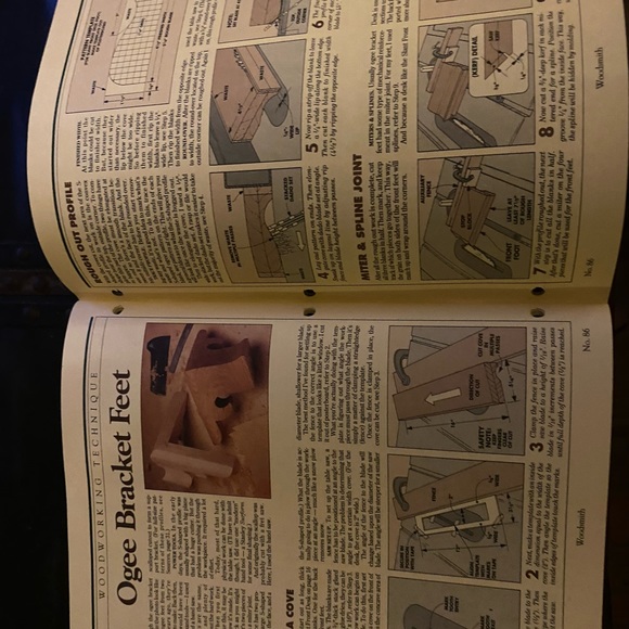 🎉5/$10🎉 Woodsmith magazine vol 15 number 86 April 1993 slant front desk - Picture 6 of 9